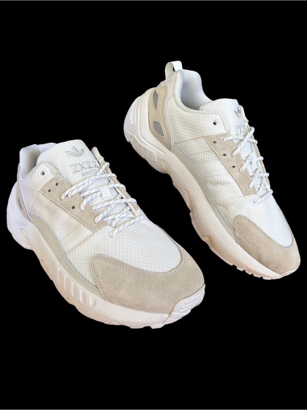adidas ZX-22 Men's White & Beige ZX Lifestyle Runners Men’s size 10.5 NWO
